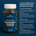 Black Seed Gummies with honey