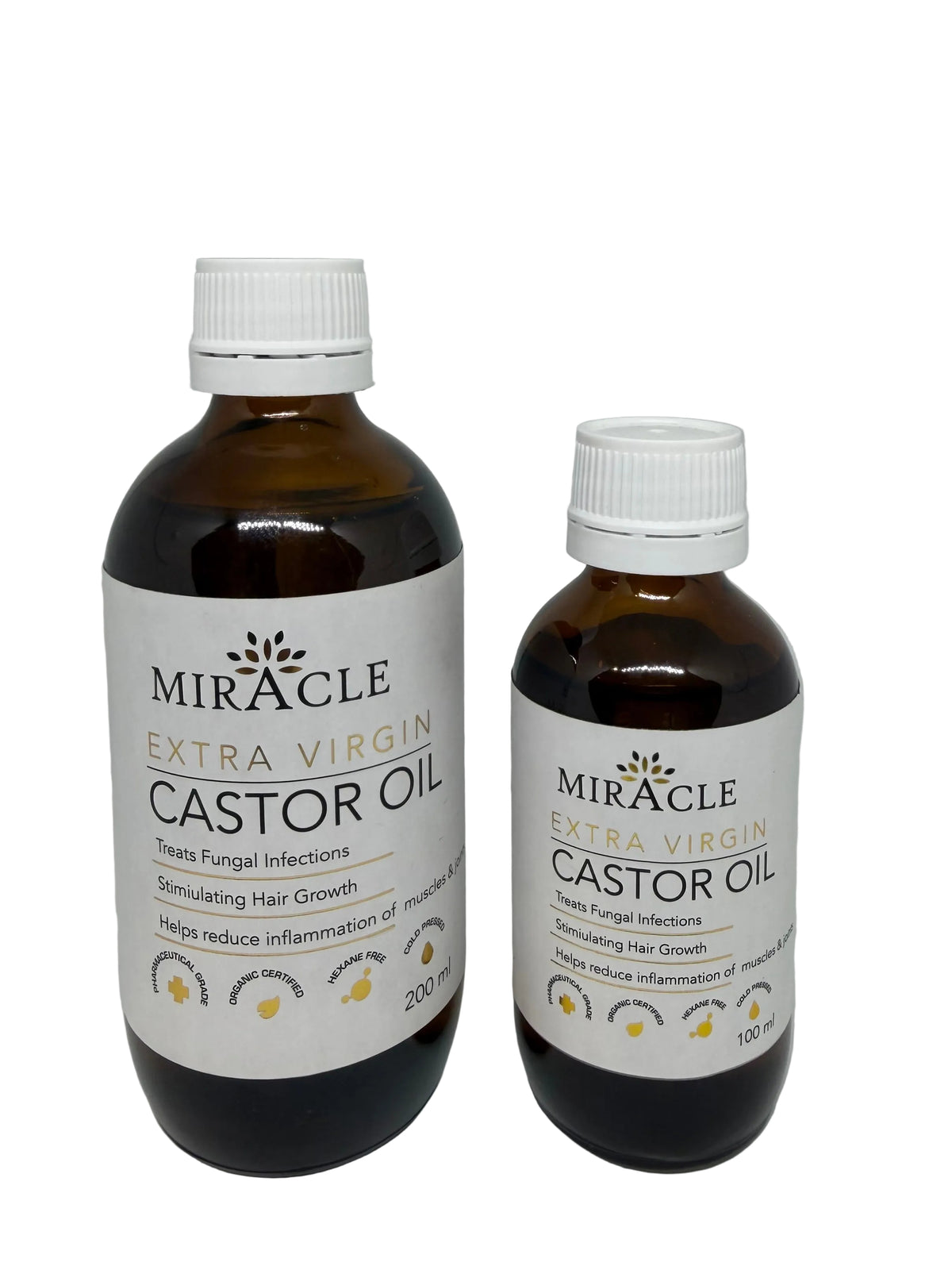 Organic castor oil PURE, VIRGIN. COLD PRESSED, pharmaceutical grade