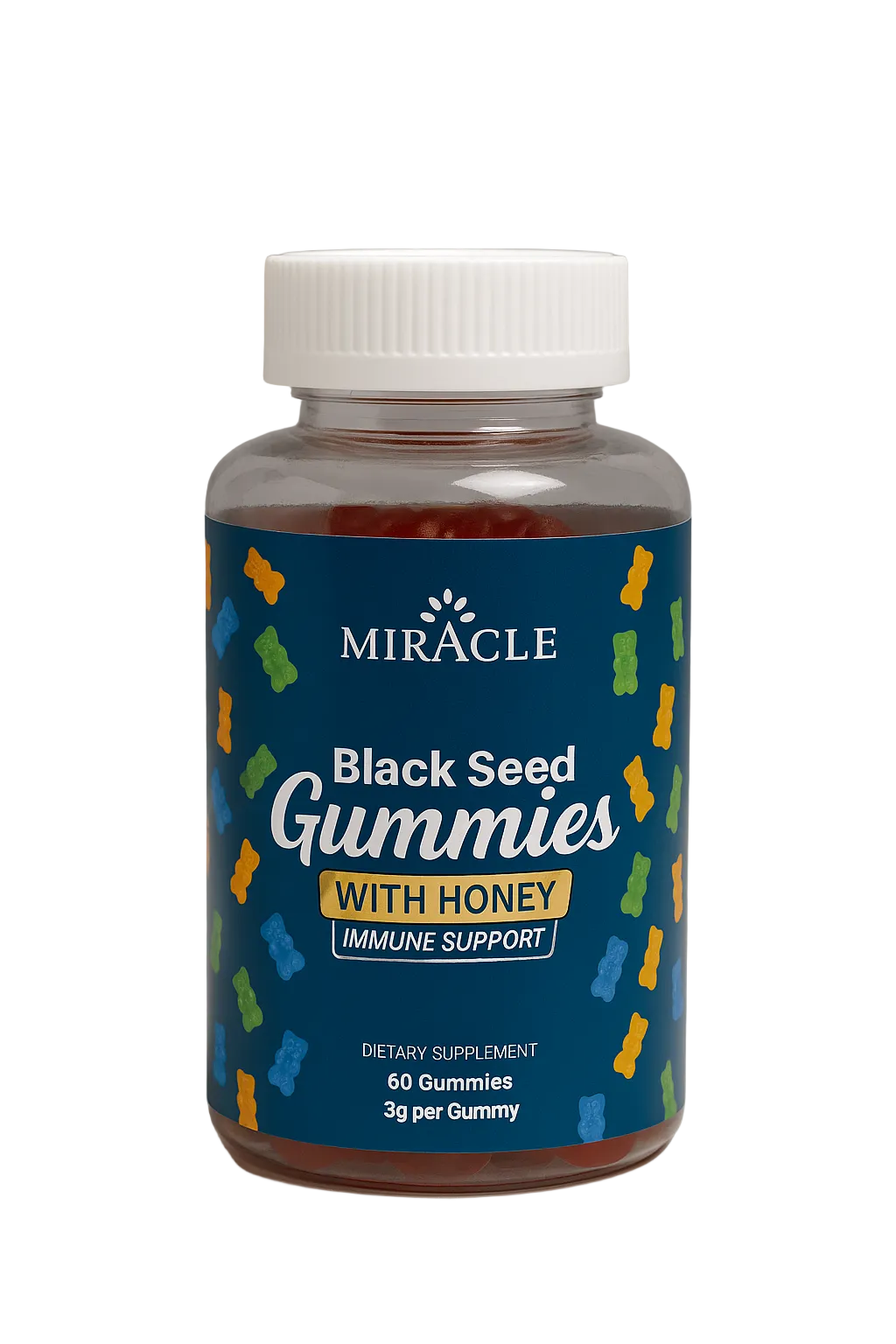 Black Seed Gummies with honey