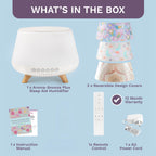 Aroma-Snooze Plus- 8 in 1 Humidifier + 3 Covers