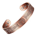 Copper Magnetic Wide Tree Bracelet